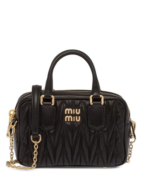 miu miu matelasse wallet|farfetch handbags miu.